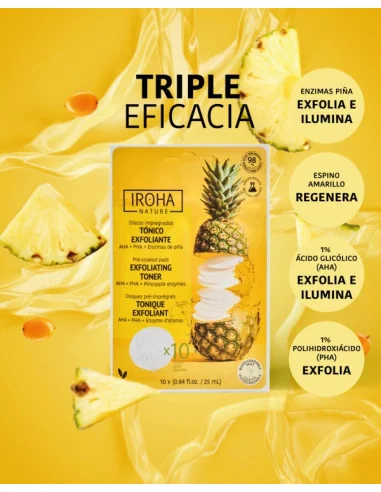 Iroha Exfoliating Toner 10 Pads | Mathiss Ibiza