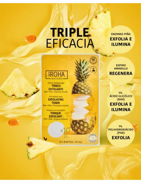 Iroha Exfoliating Toner 10 Pads | Mathiss Ibiza