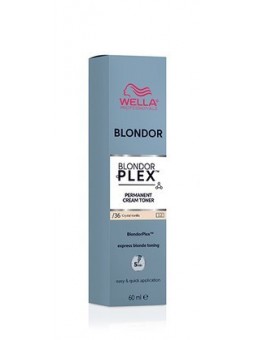 WELLA BLONDORPLEX PERMANENT CREAM TONER /36 CRYSTA VANILLA 60ML|Mathiss