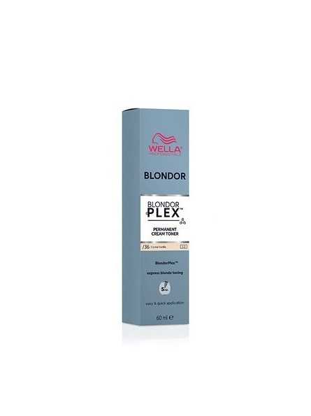 WELLA BLONDORPLEX PERMANENT CREAM TONER /36 CRYSTA VANILLA 60ML|Mathiss