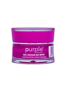 ***PURPLE GEL DESIGN NEON ORANGE NO WIPE 5GR***