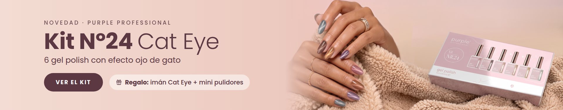 Purple Kit Nº24 Cat Eye con regalo